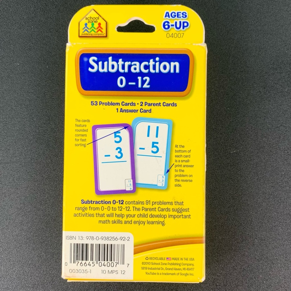 Educational Math Flash Cards Set. - Picture 6 of 16